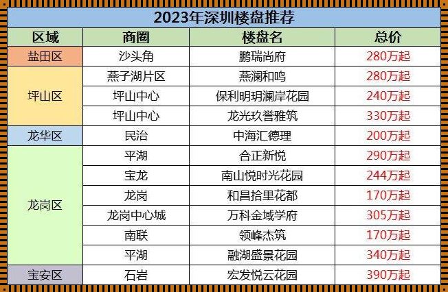 《深圳房价之谜：解密房价背后的价值与激情》