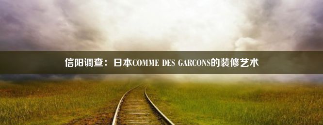 信阳调查：日本COMME DES GARCONS的装修艺术