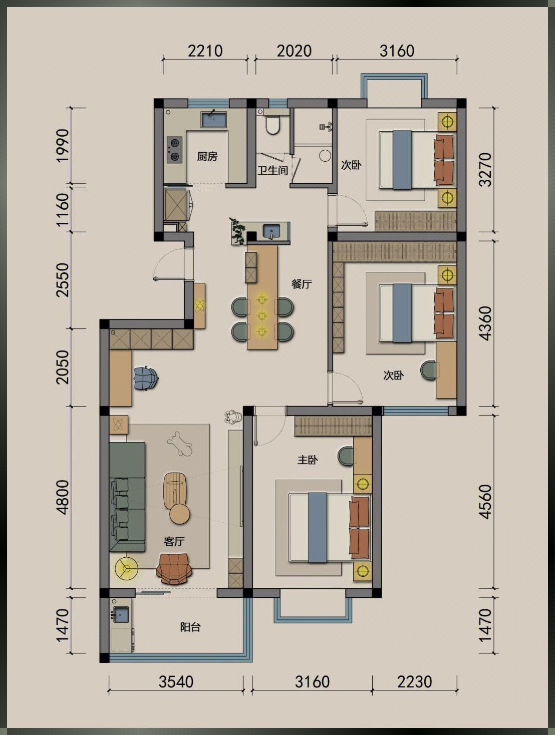 三居室百科惊现：探秘理想居住空间