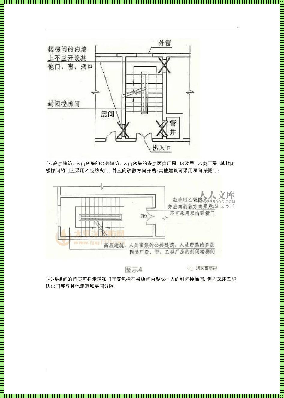 封闭楼梯间设置要求规范