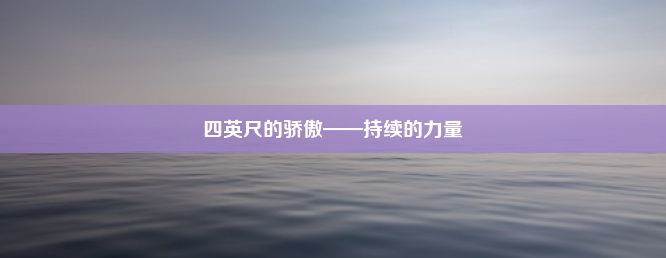 四英尺的骄傲——持续的力量