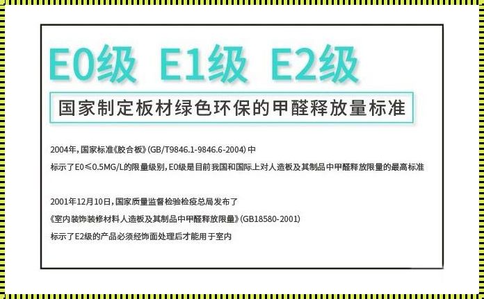 探究E0级板材甲醛含量——一场梦幻般的环保之旅