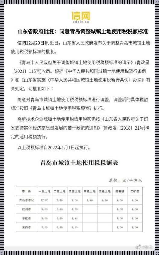 《土地税最新动态：2021年征收标准深度解读》