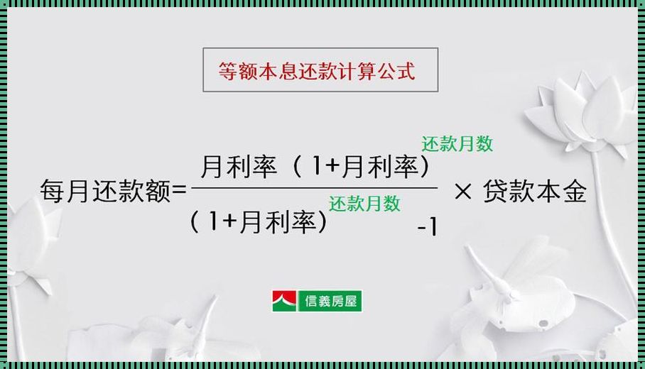 探究等额本息与等额本金计算公式的奥秘