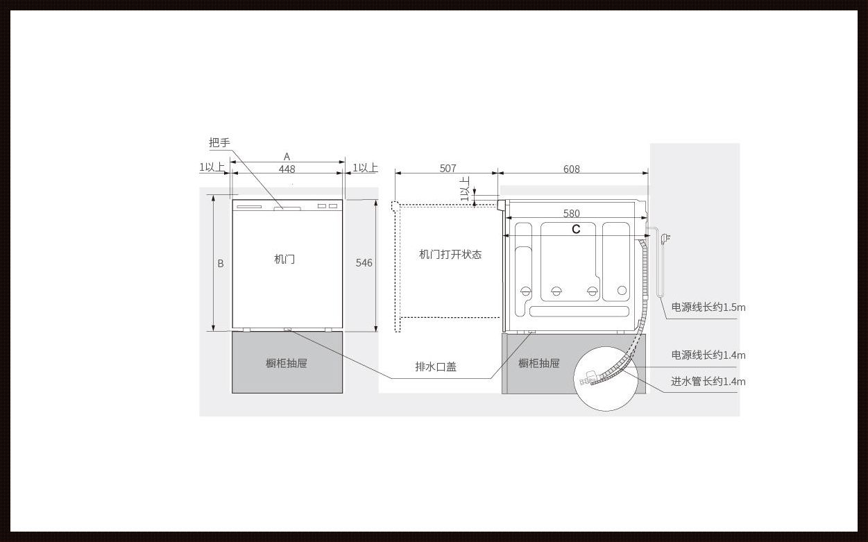 惊现！探索洗碗机尺寸的奥秘