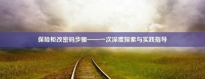 保险柜改密码步骤——一次深度探索与实践指导