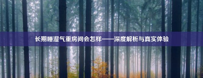 长期睡湿气重房间会怎样——深度解析与真实体验