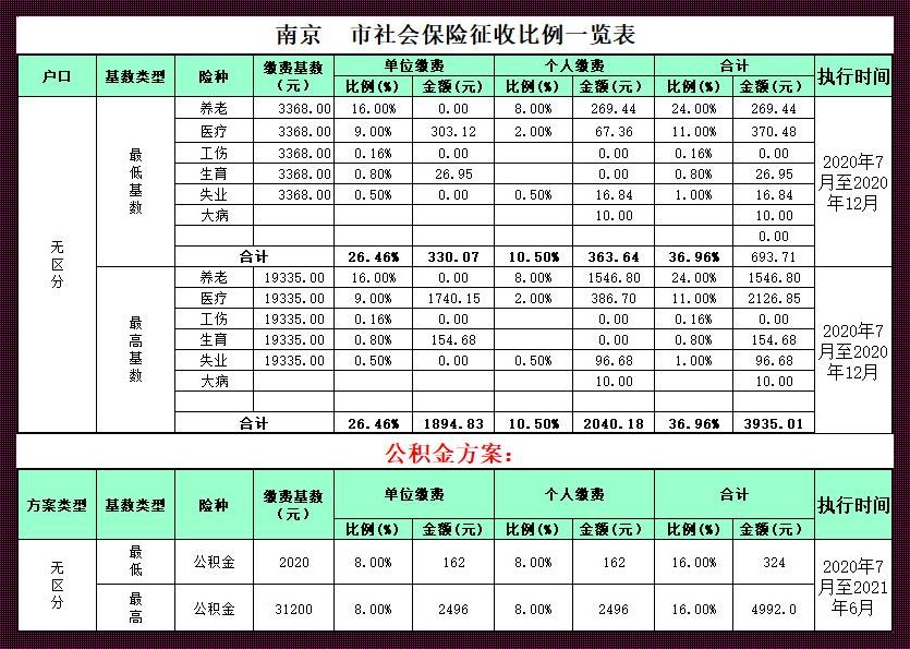 公积金基数表和明细：深入解析与分享