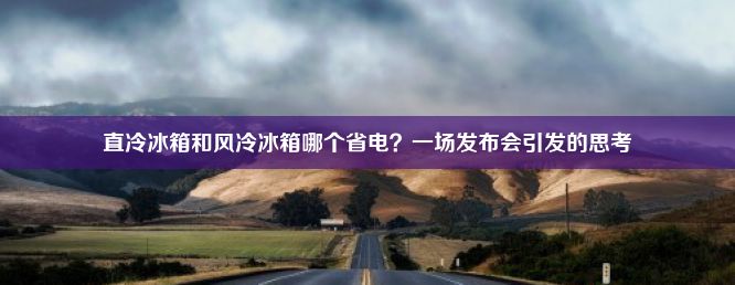 直冷冰箱和风冷冰箱哪个省电？一场发布会引发的思考