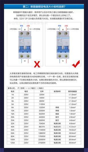 空气开关的规格型号有哪些