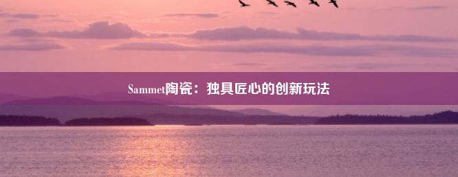 Sammet陶瓷：独具匠心的创新玩法