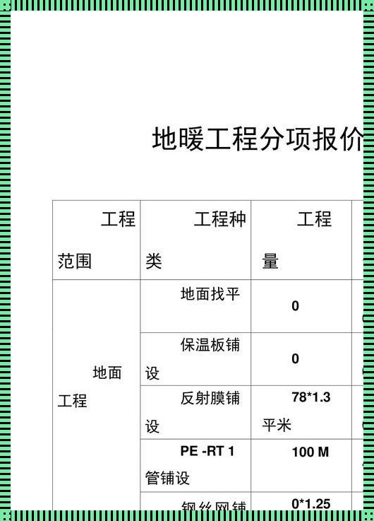 四川地暖多少钱一平米