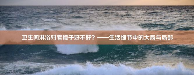 卫生间淋浴对着镜子好不好？——生活细节中的大局与局部