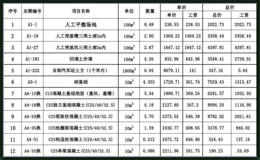 揭开神秘面纱：长沙市定额人工价格探秘