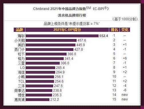 海尔洗衣机市场占有率：革新浪潮中的家庭洗护艺术