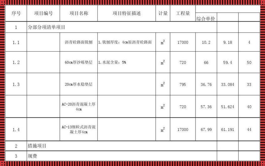 6米宽柏油路一公里造价的深度解析