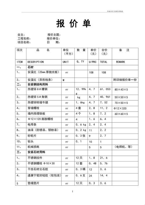 “石材干挂辅料，价格几何？揭秘行业内幕！”