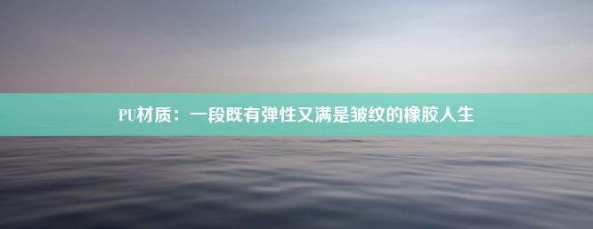 PU材质：一段既有弹性又满是皱纹的橡胶人生