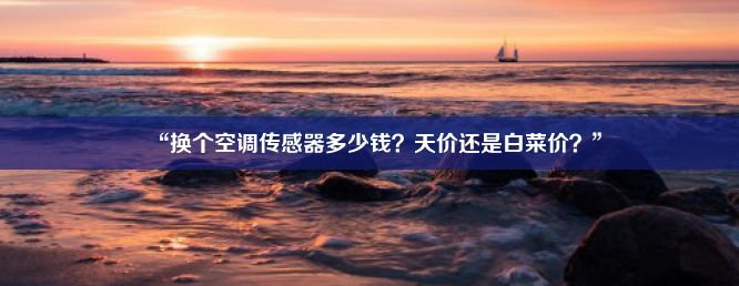 “换个空调传感器多少钱？天价还是白菜价？”