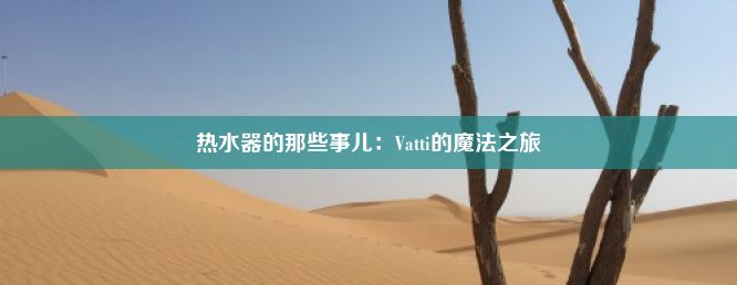 热水器的那些事儿：Vatti的魔法之旅