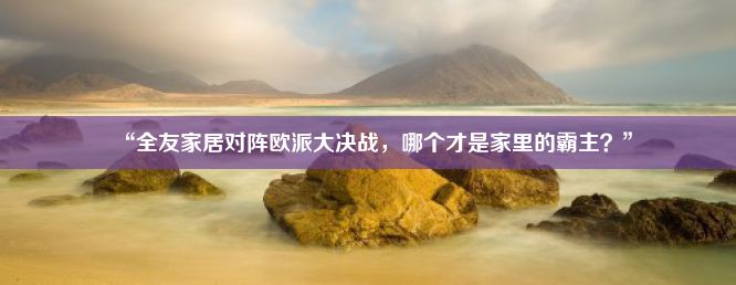 “全友家居对阵欧派大决战，哪个才是家里的霸主？”