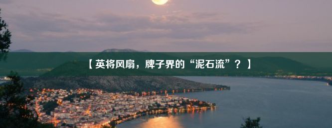 【英将风扇，牌子界的“泥石流”？】