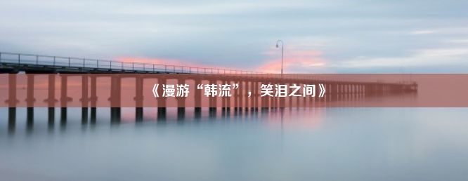 《漫游“韩流”，笑泪之间》