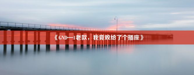 《GND—1老款，我竟败给了个插座》