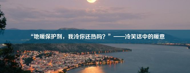 “地暖保护剂，我冷你还热吗？”——冷笑话中的暖意