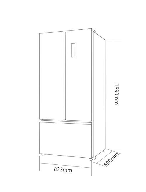 【双门冰箱】尺寸揭秘：笑看规格图的“冰山一角”