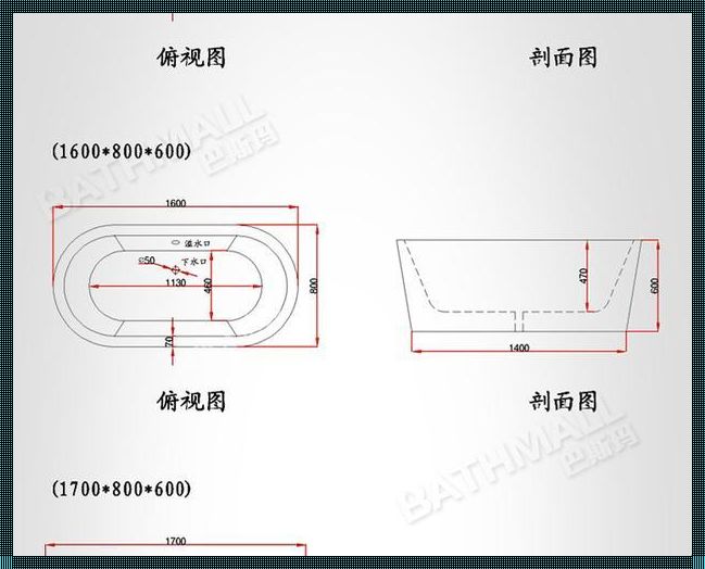 浴缸尺寸(浴缸的标准尺寸一般是多少)